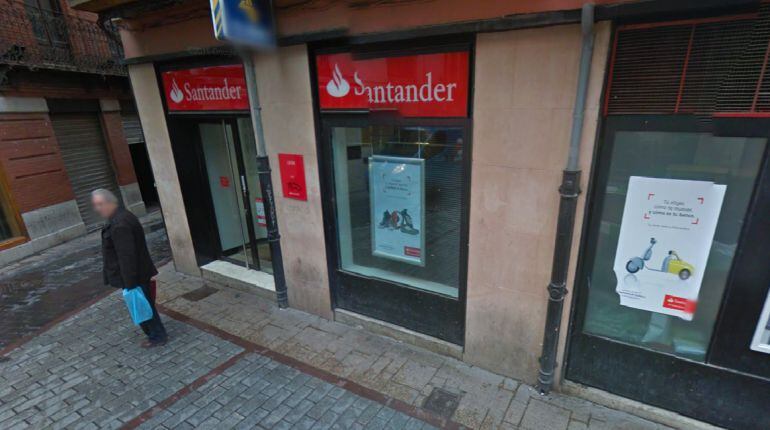 Sucursal del Banco de Santander donde se registró el atracó