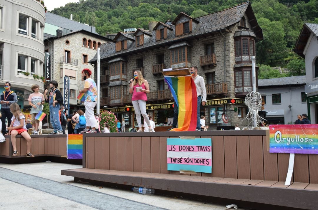 Una concentració organitzada per Diversand.