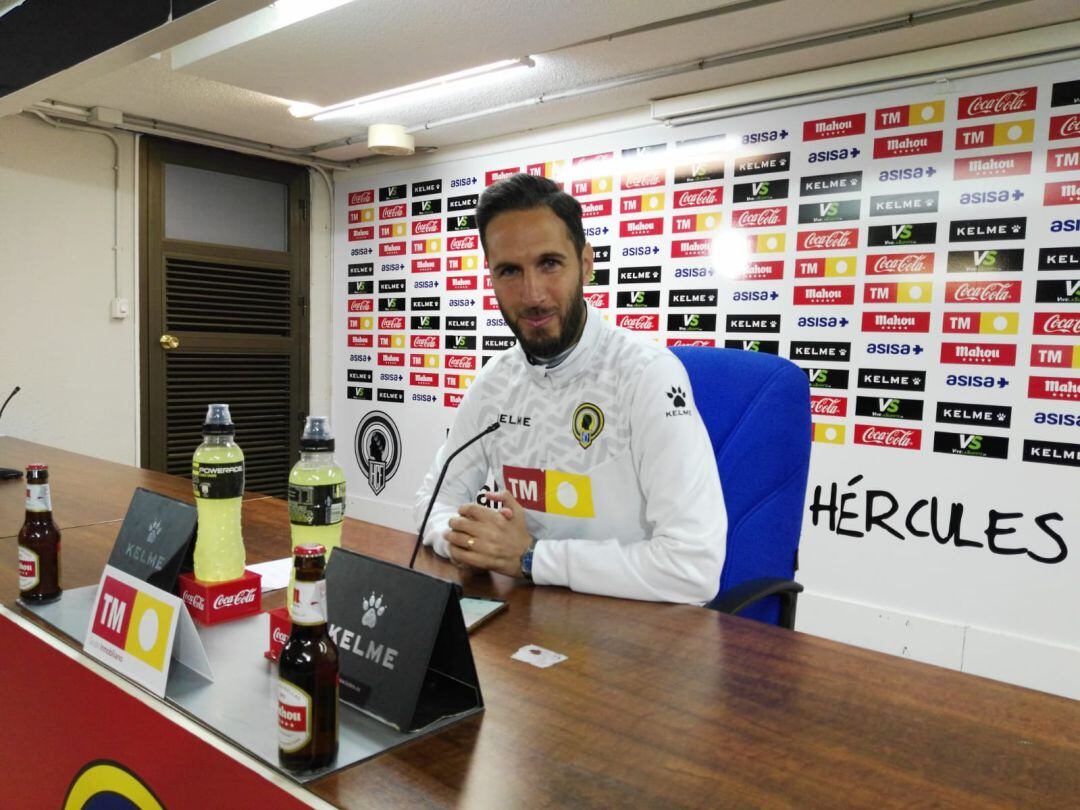Lluís Planagumà en sala de prensa