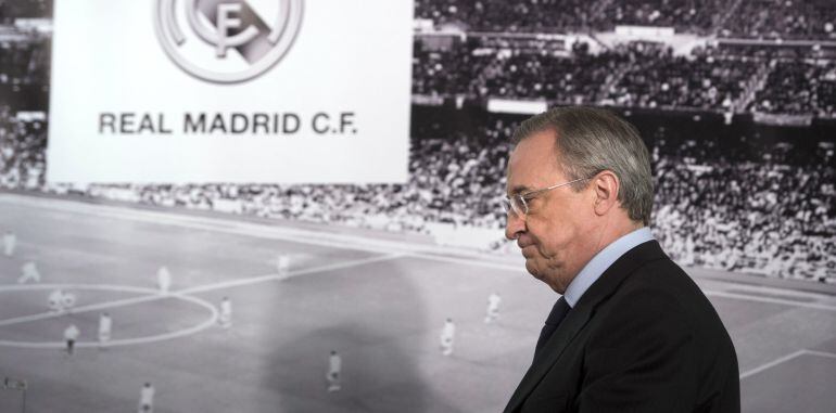 El presidente del Real Madrid Florentino Pérez.