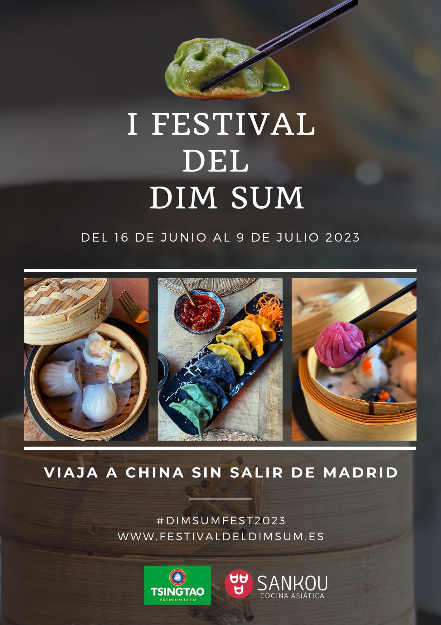 Cartel I Edición del Festival del Dim Sum