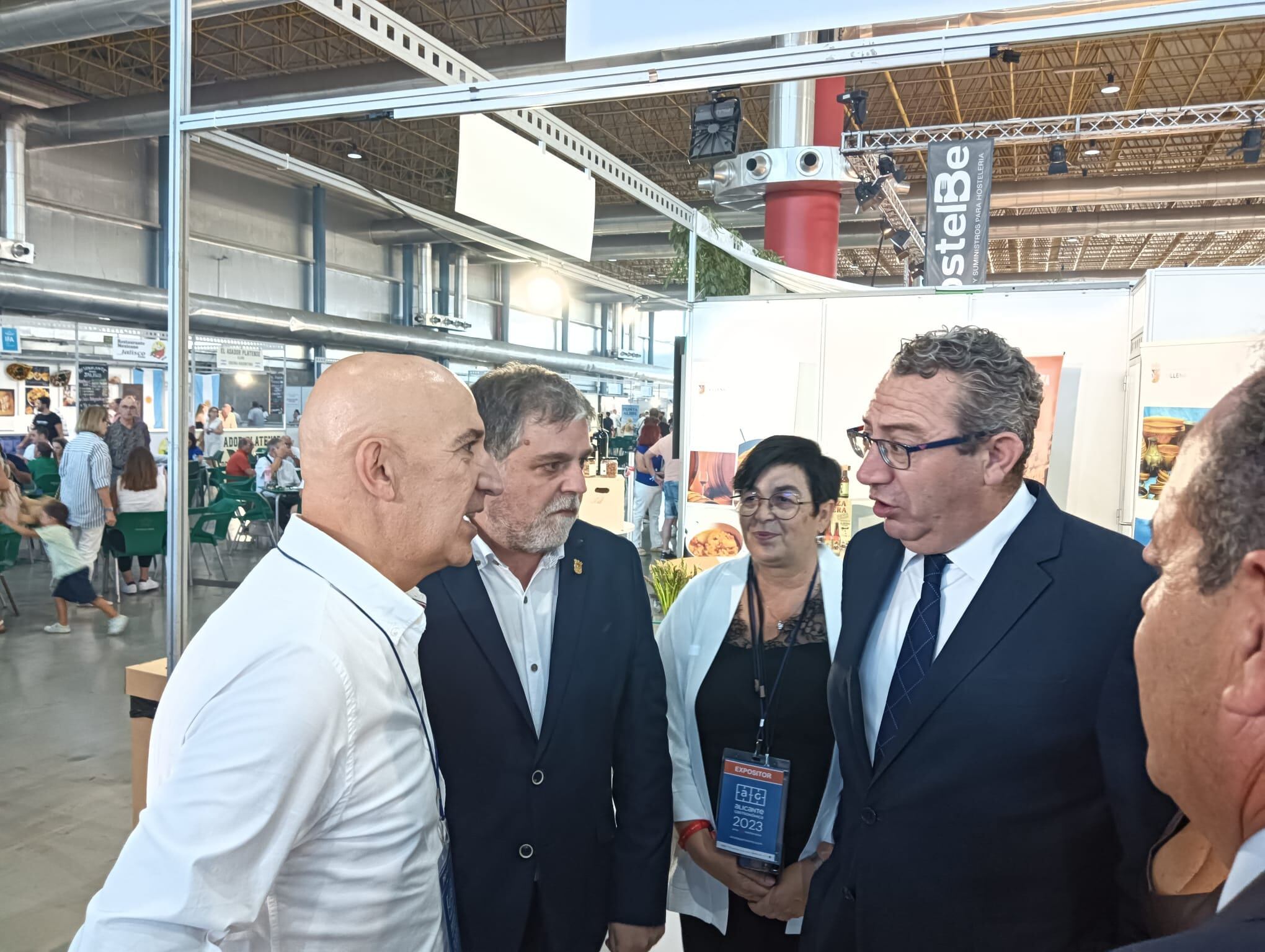 Con el presidente de la Diputación