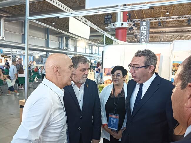 Con el presidente de la Diputación