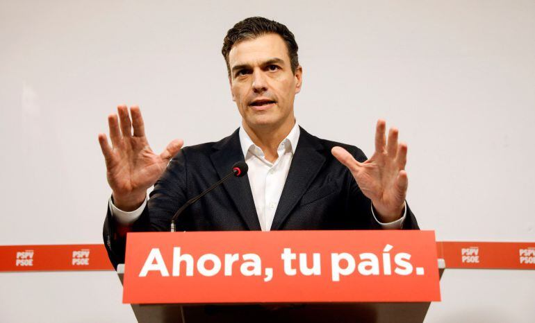 El secretario general del PSOE, Pedro Sánchez.