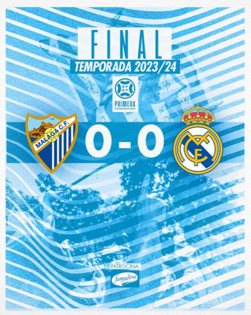 El Málaga no pudo pasar del empate a cero goles ante el Real Madrid Castilla
