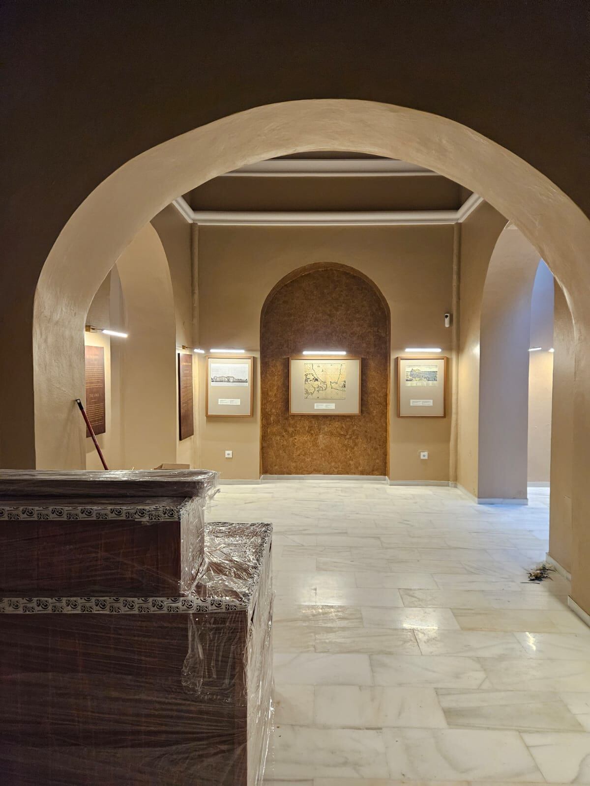 Interior del Museo de la Capilla Cristo de la Alameda