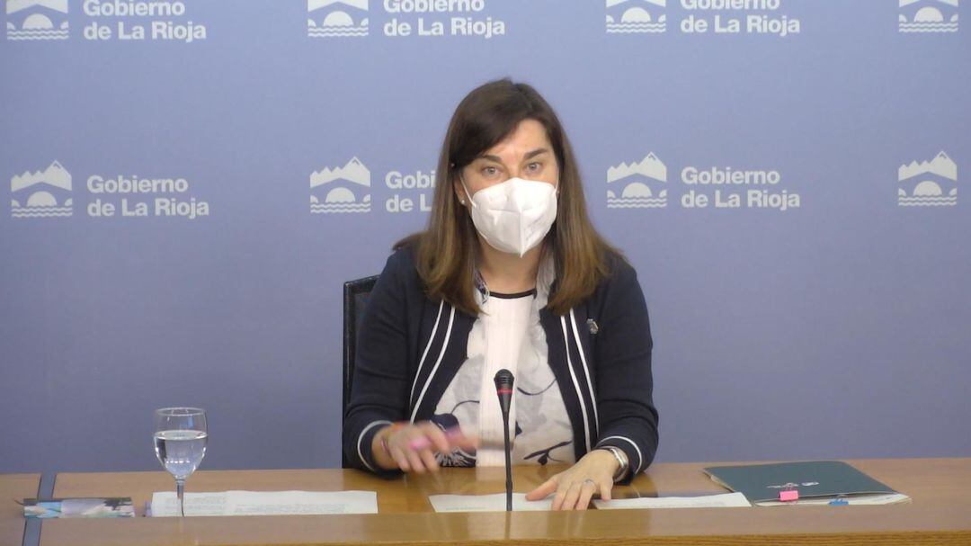 La consejera de Salud del Gobierno de La Rioja, Sara Alba 