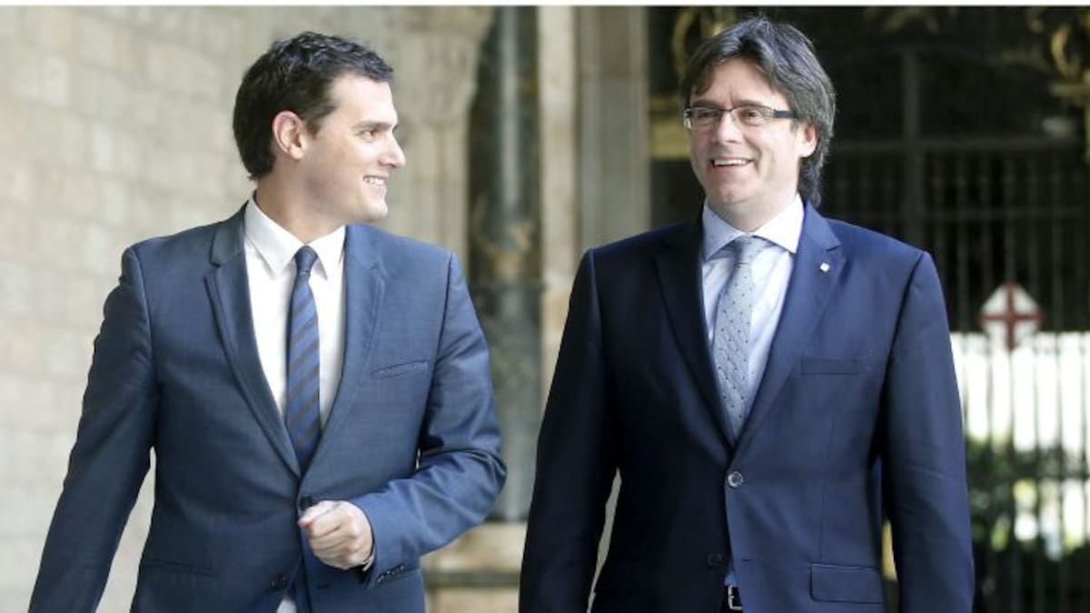 Rivera demana a Puigdemont que no es quedi 'al marge' de la reforma d'Espanya