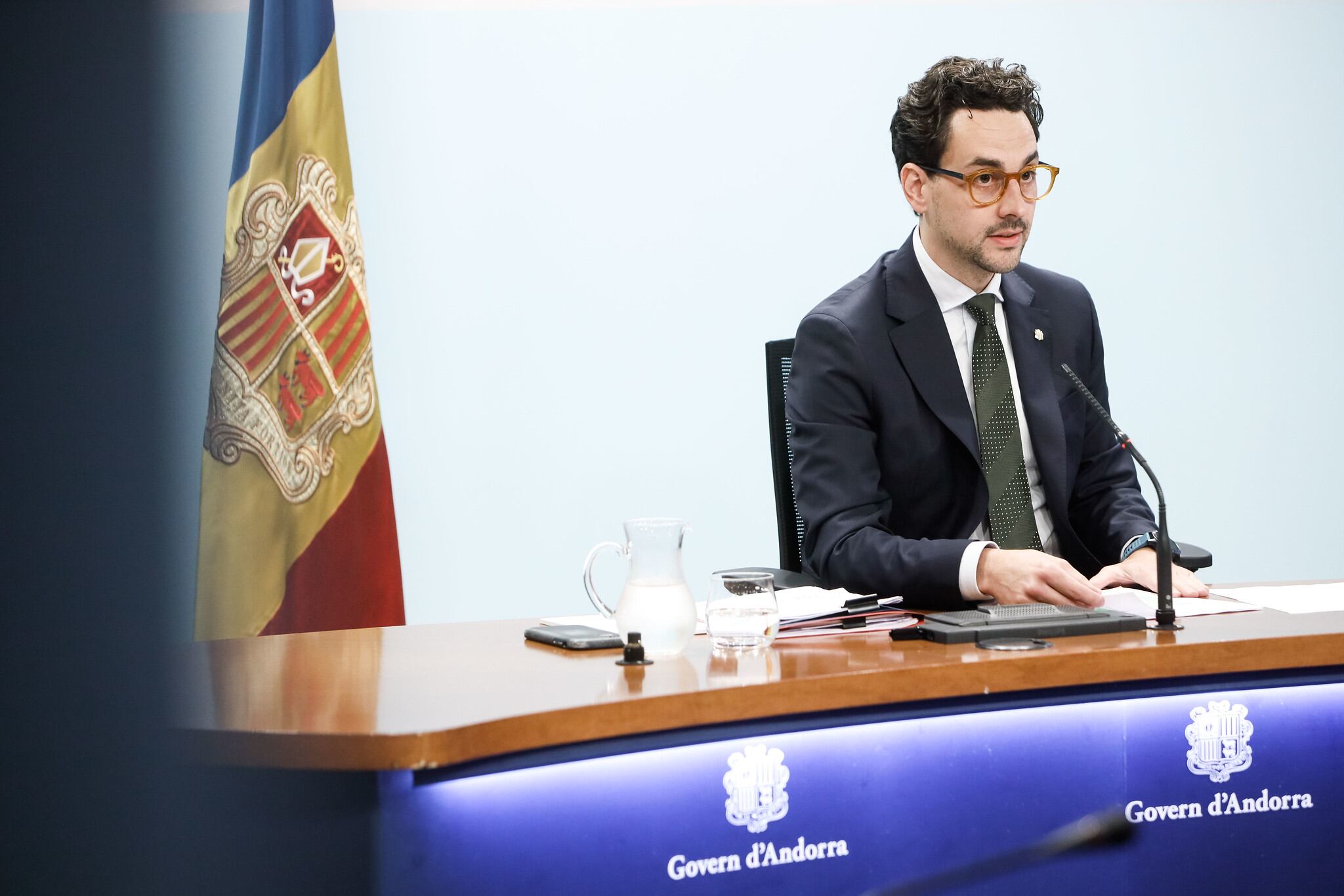 Casal durant la compareixença d'avui.