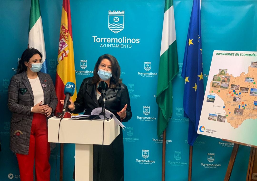 Visita institucional de la consejera de Desarrollo Sostenible, Carmen Crespo, al Ayuntamiento de Torremolinos 