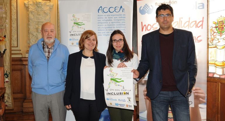 Presentación del programa "Un gol por la inclusión"