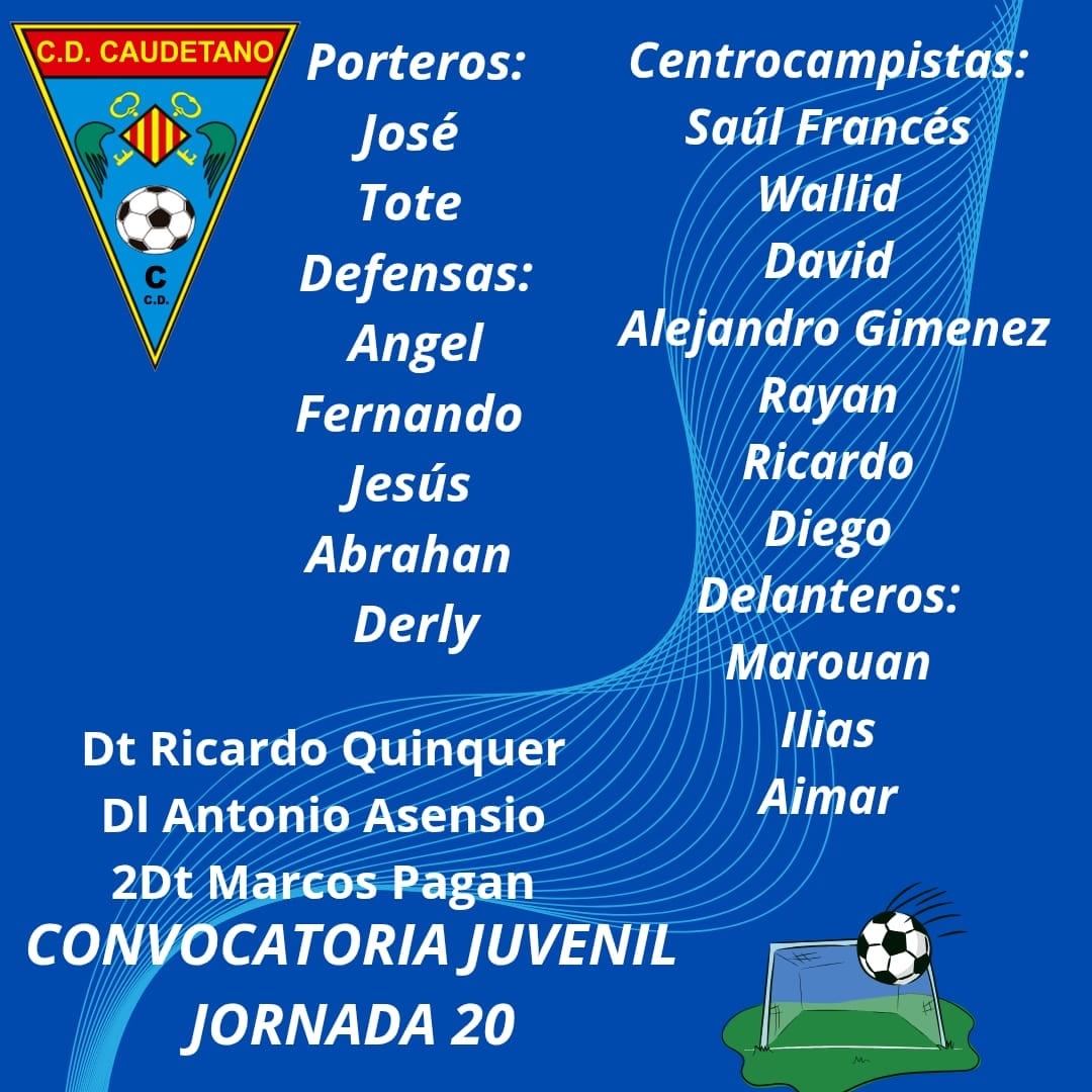 Convocatoria del juvenil