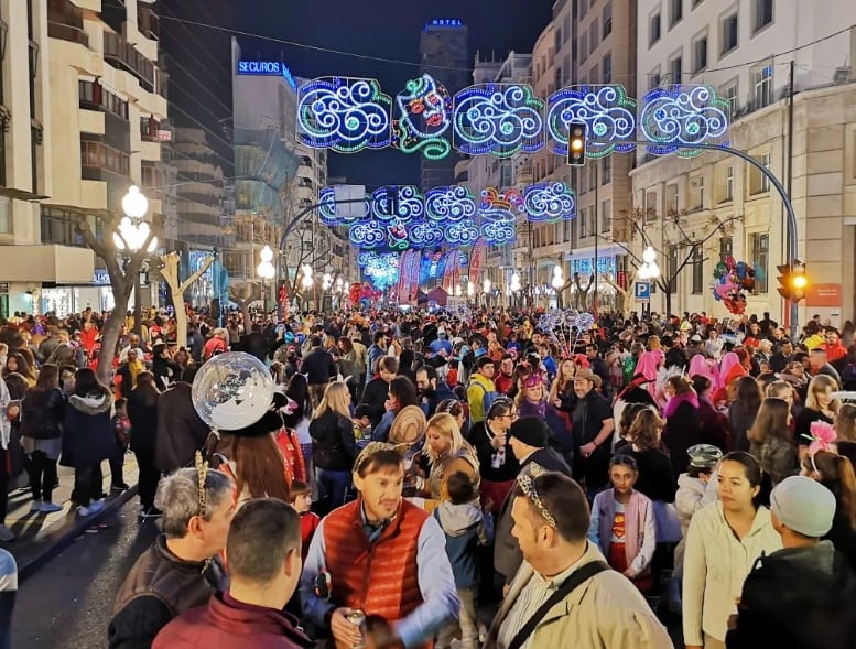 Imagen de archivo de la celebración del Carnaval en Alicante