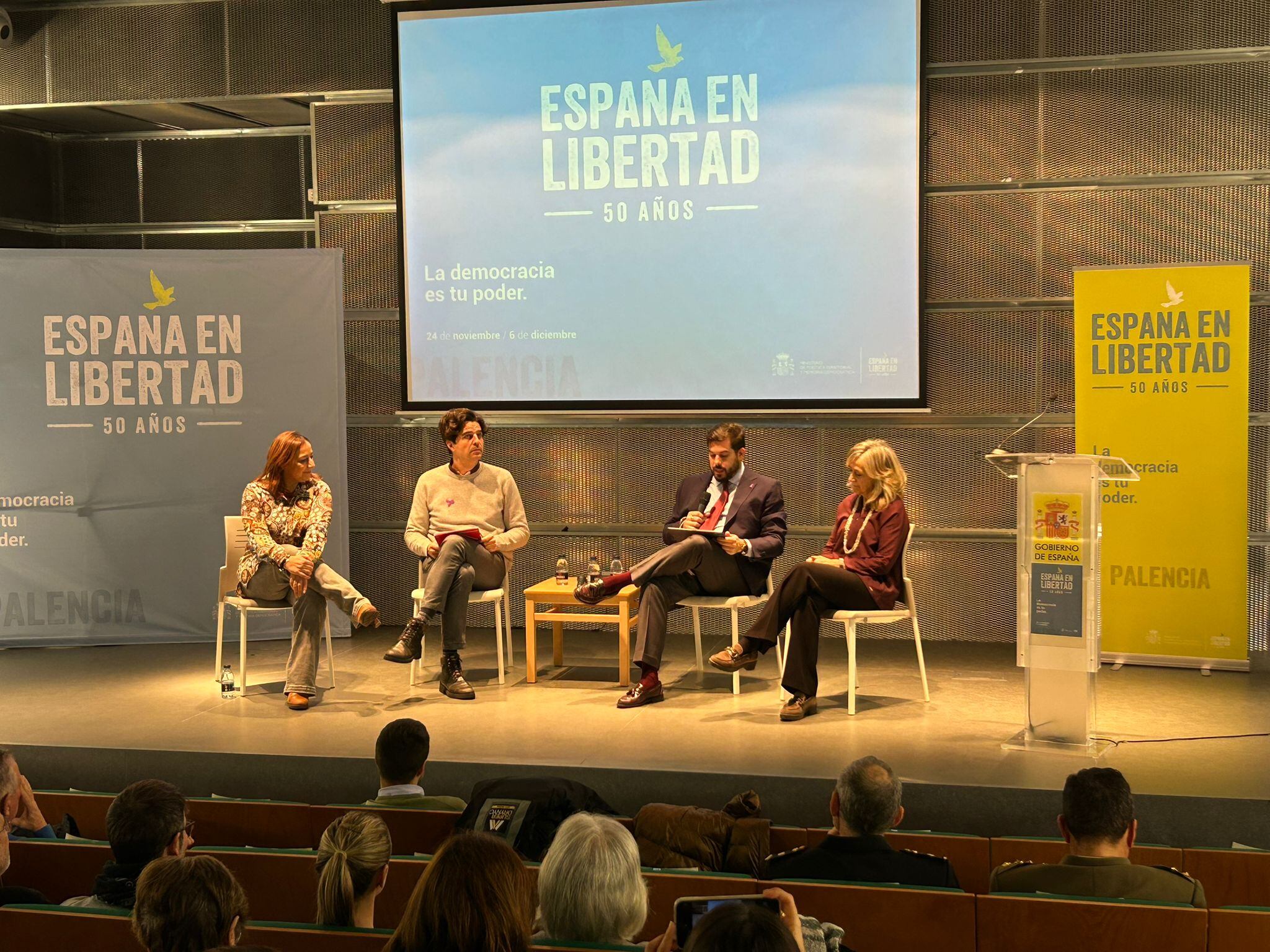 Palencia inaugura el ciclo “Democracia en diálogo” dentro del programa España en Libertad. 50 años