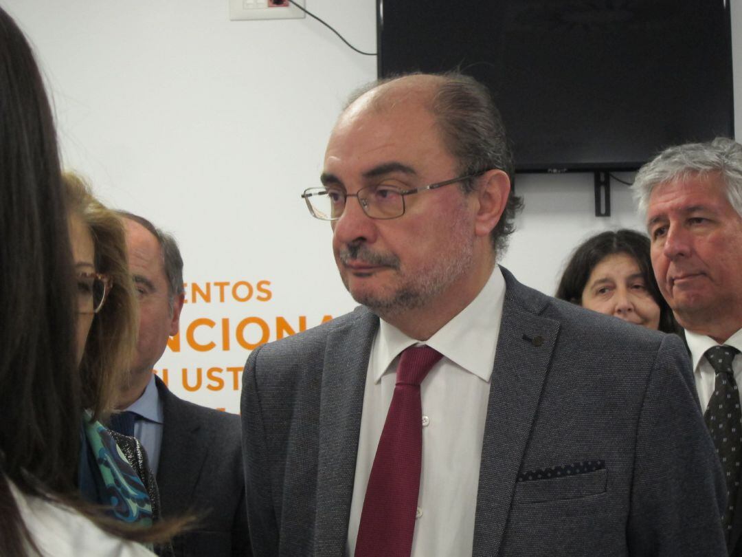 Javier Lambán, presidente de Aragón 