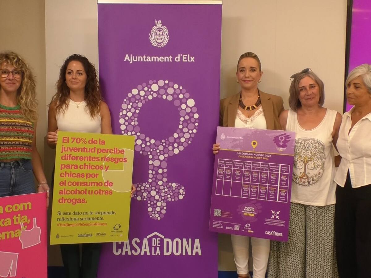 Elche refuerza la campaña de sensibilización frente a agresiones machistas en las Fiestas