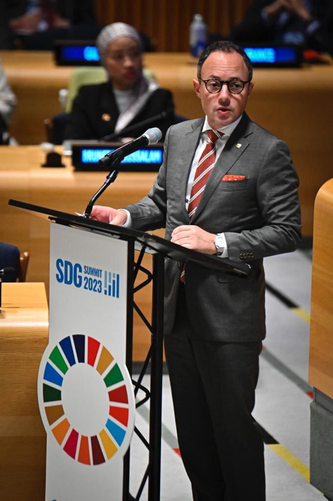 El cap de Govern, Xavier Espot, al plenari de les Nacions Unides on demà pronunciarà un parlament