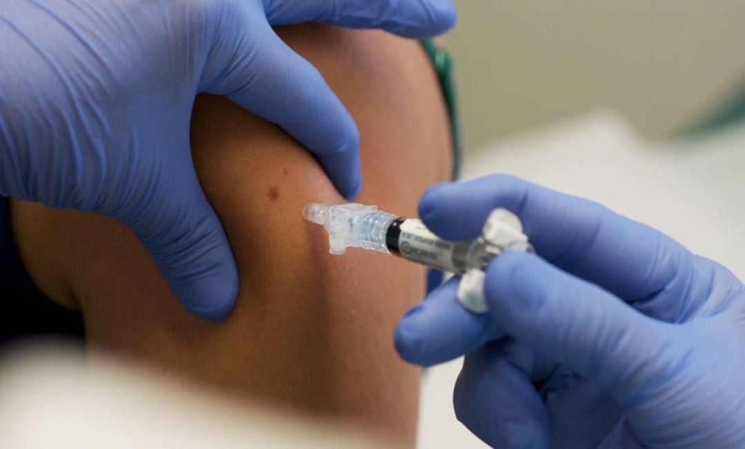 Aplicación de una vacuna