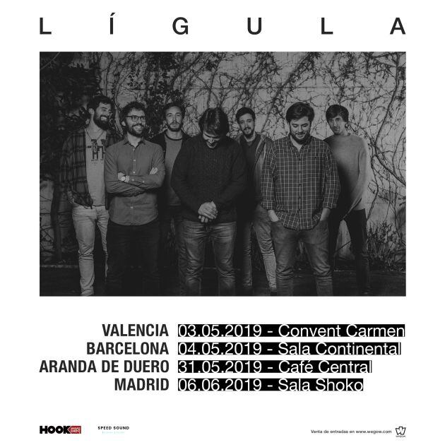 La gira de Lígula, entre mayo y junio de 2019