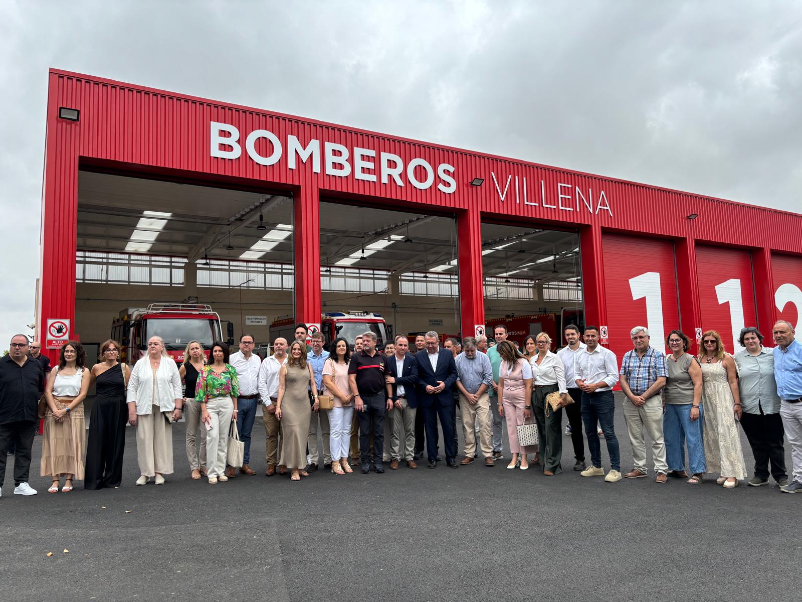 Inauguración parque de bomberos de Villena