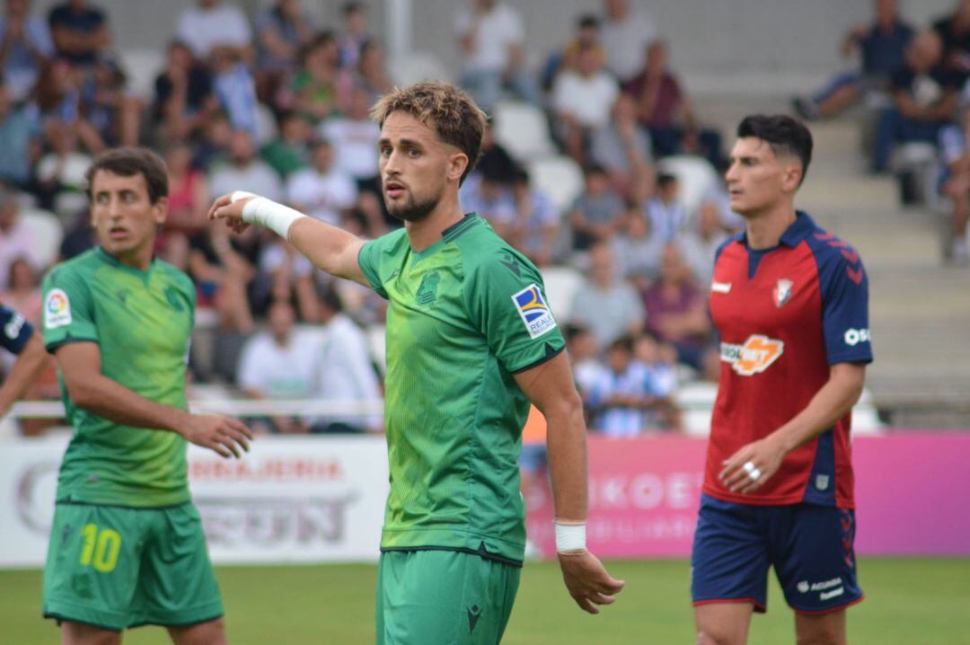 Januzaj en un partido amistoso contra Osasuna de esta temporada