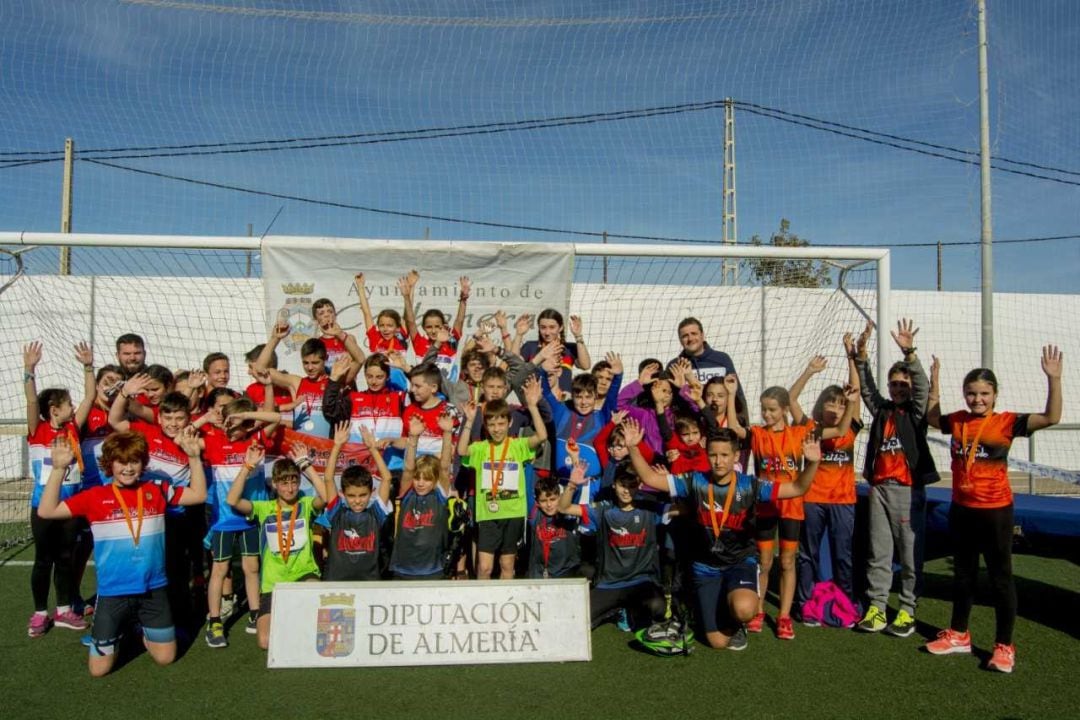 Los participantes en el Complejo de Las Marinicas.