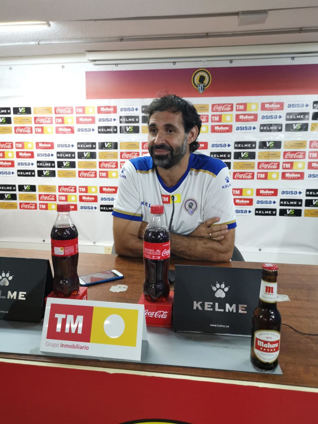 Jesús Muñoz en sala de prensa