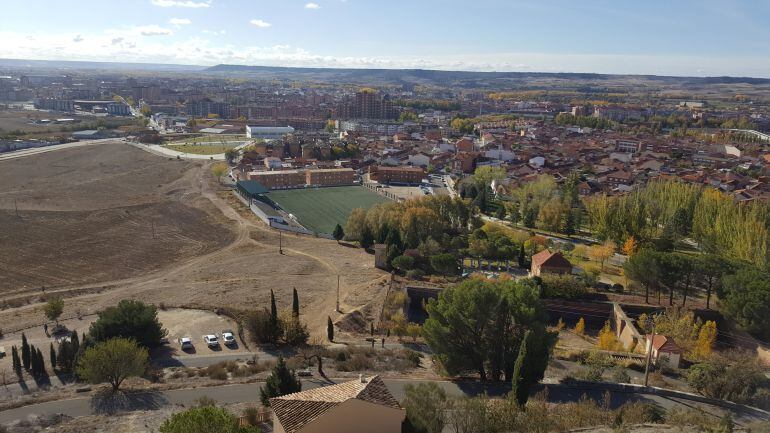 Vista desde el Cristo del Otero de Palencia