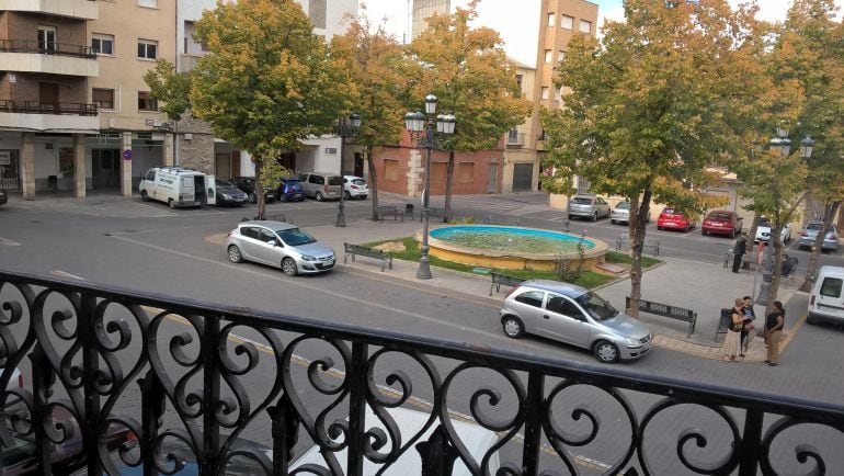 Vista de la Plaza de la Constitución desde la Casa de Piedra