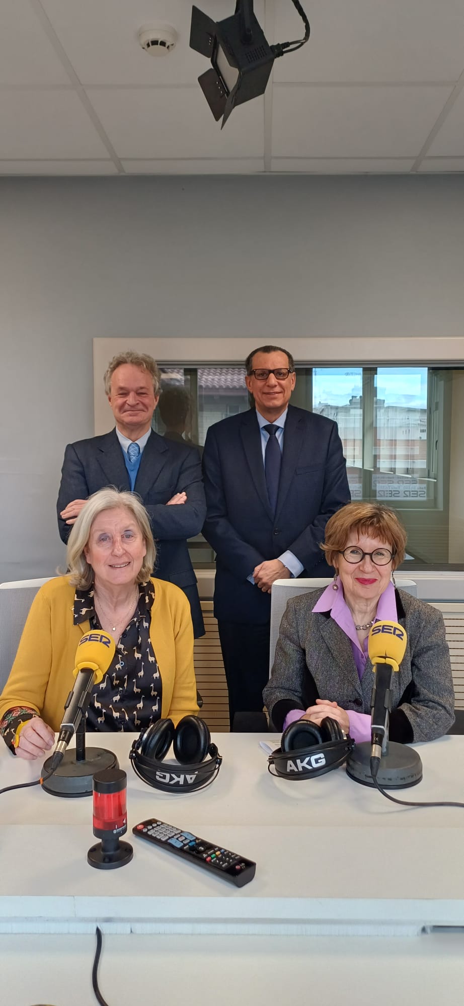 Los cónsules en Bilbao de Francia Alemania, Bélgica y Perú