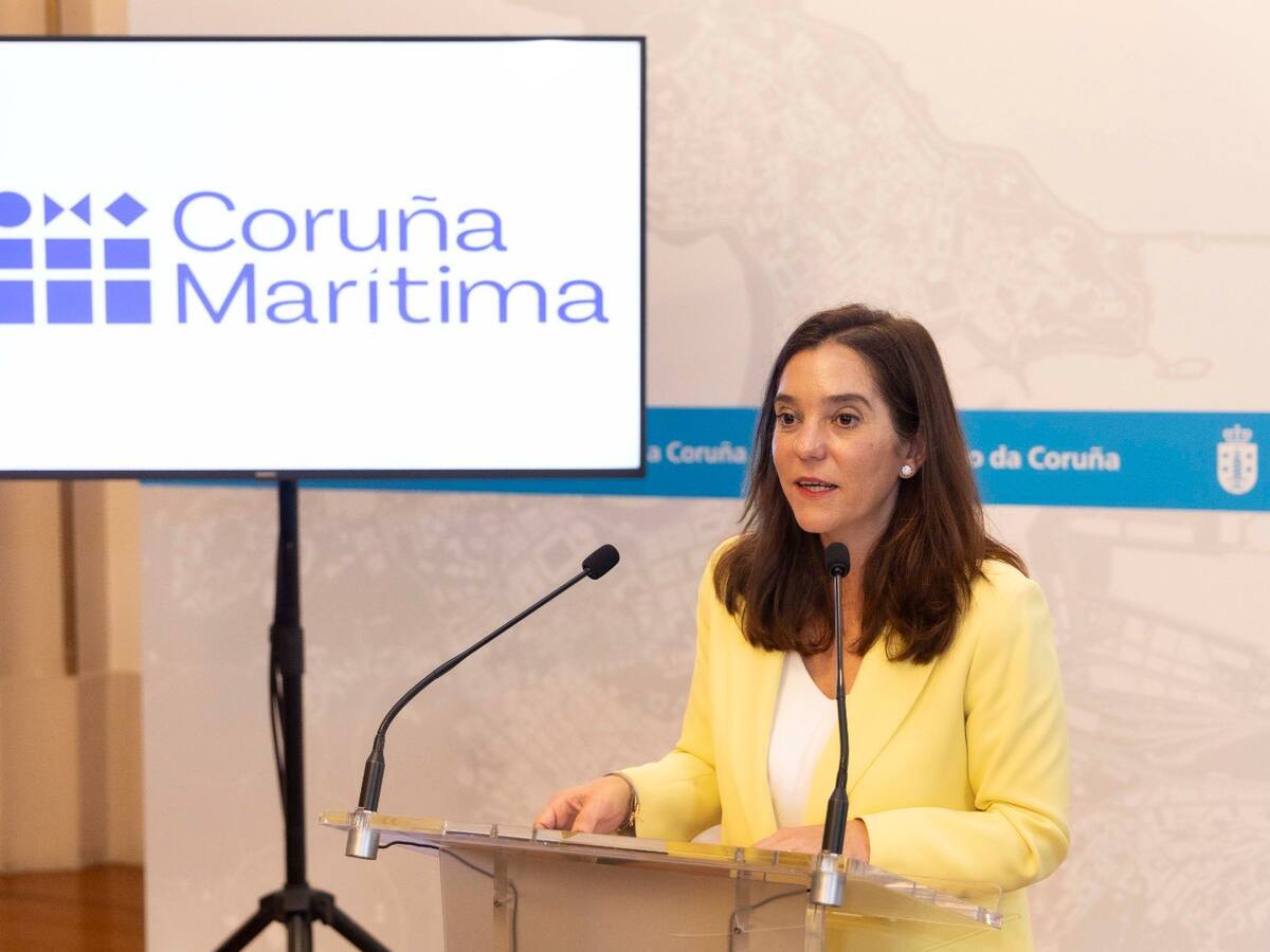 Inés Rey sitúa la constitución de la comisión para la transformación de la fachada marítima de A Coruña en el mes de junio