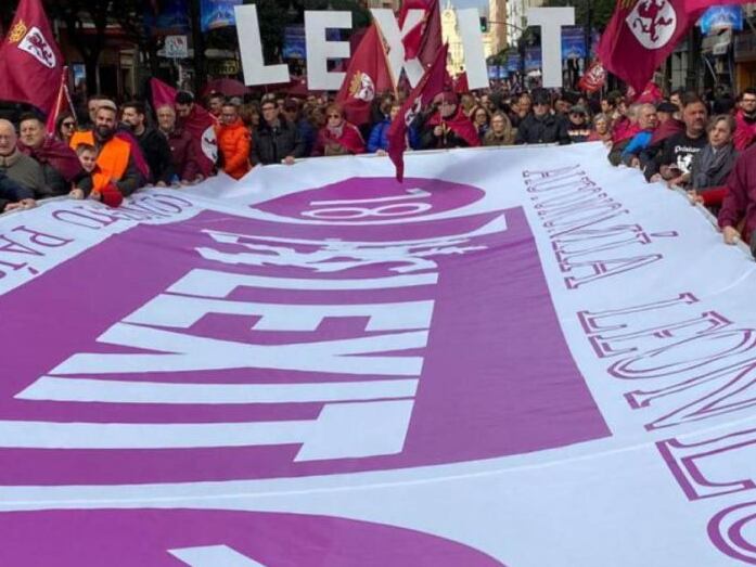 Imagen de una de las marchas pro autonomía leonesa