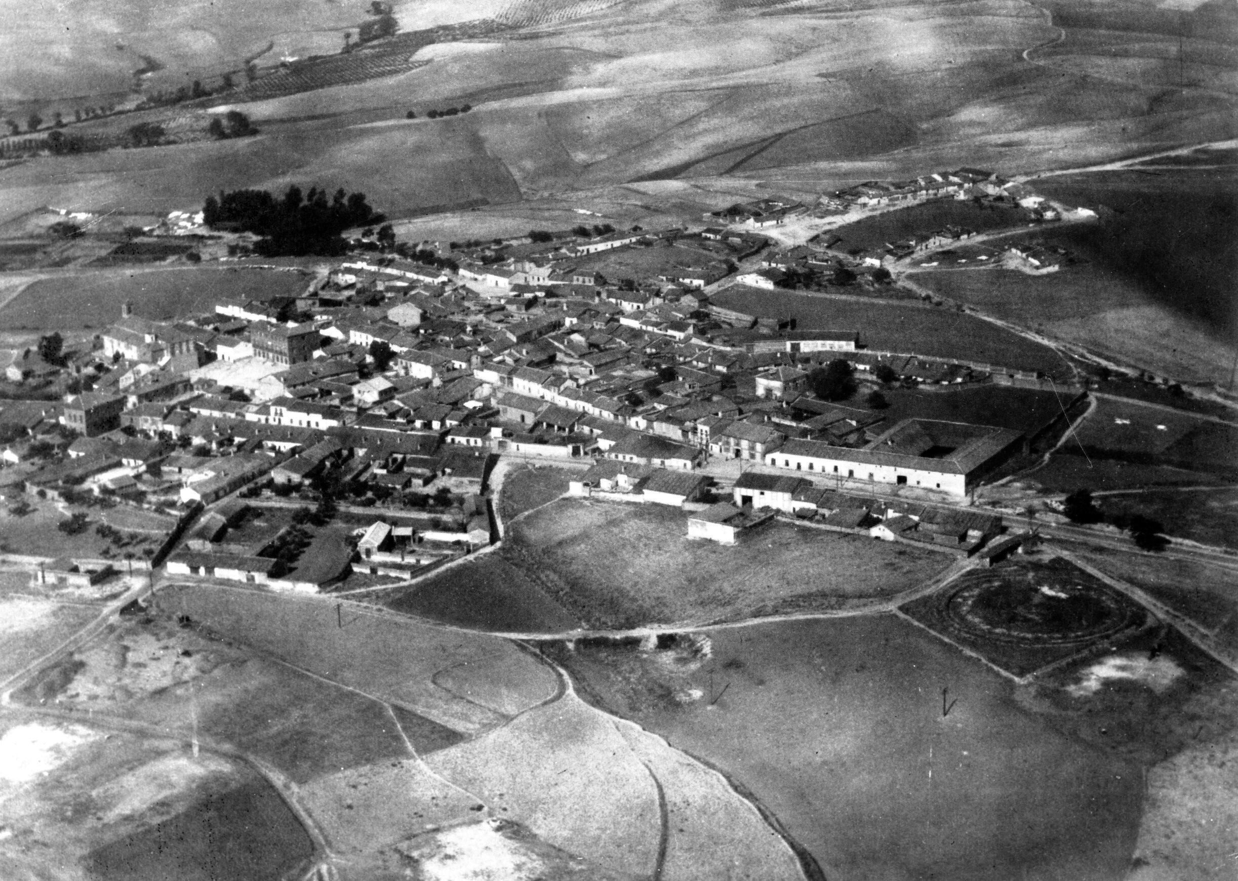 Vista aérea de San Sebastián de los Reyes en 1930