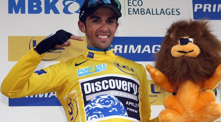 Alberto Contador, en el Tour de 2007.