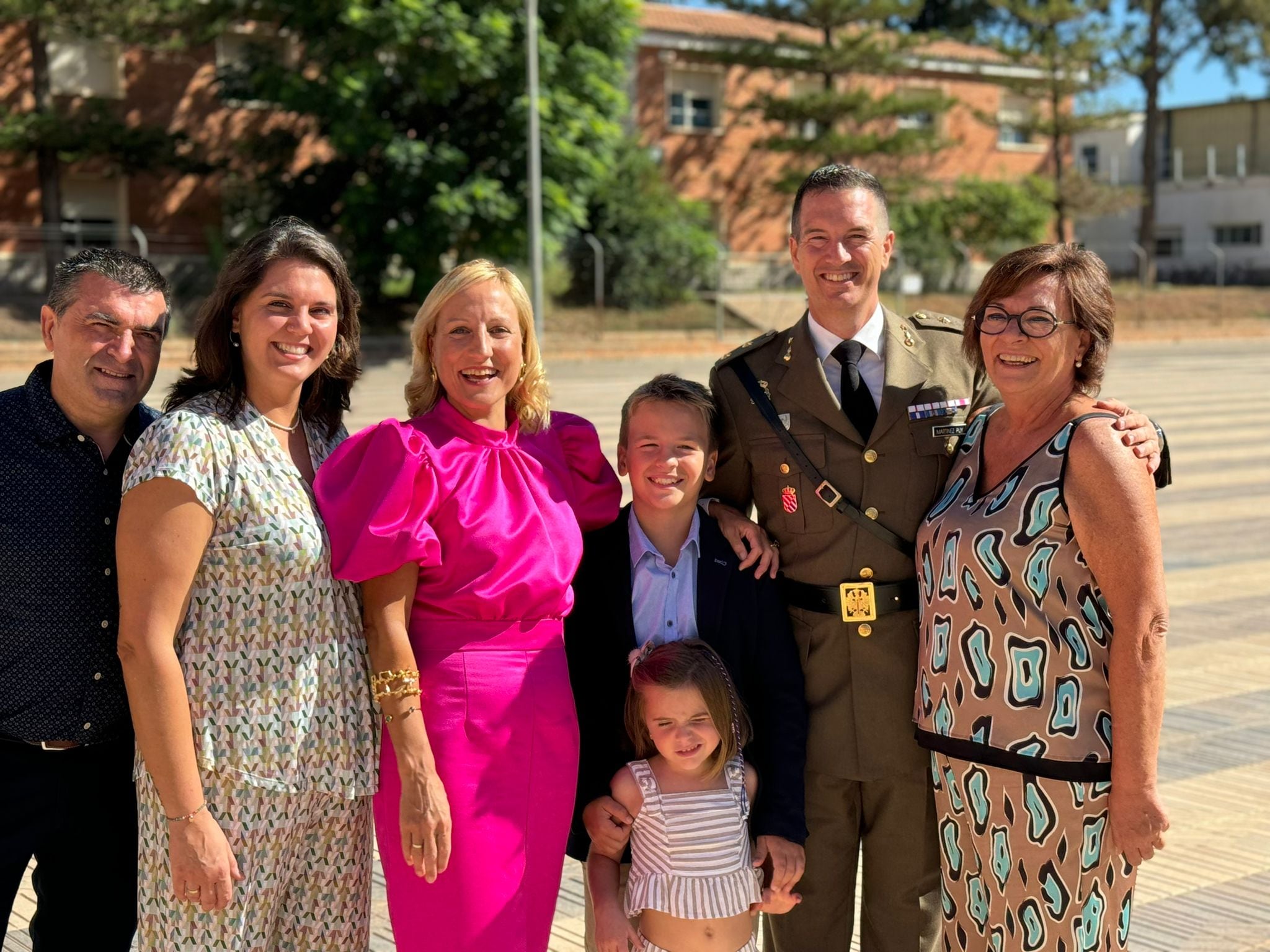 Ángel Martínez Puy estuvo acompañado por sus familiares en la toma de posesión