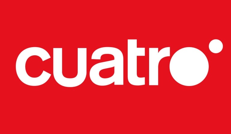 Logo oficial de Cuatro