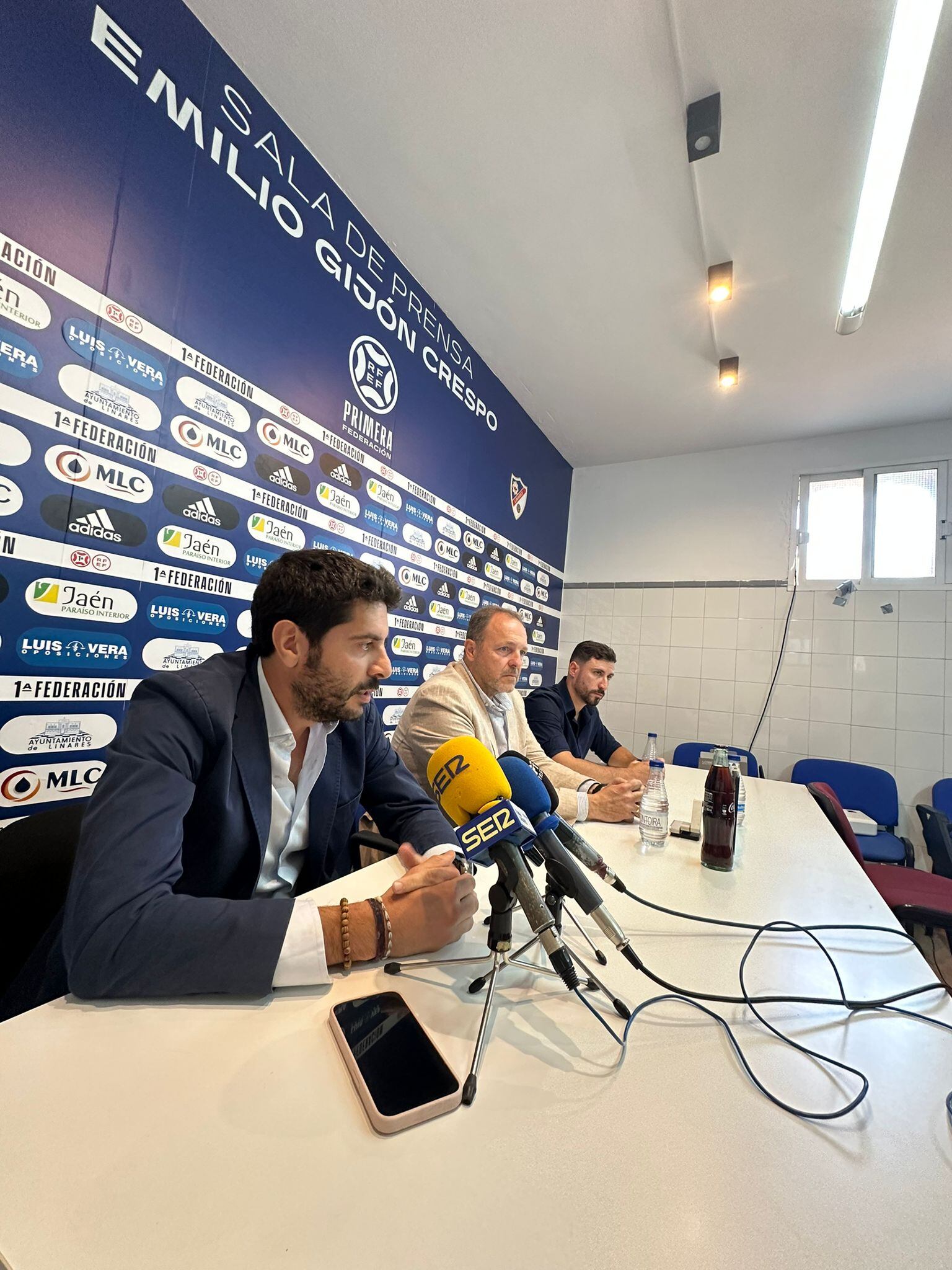 Jesús Medina, Luis Vera y Miguel de Hita.