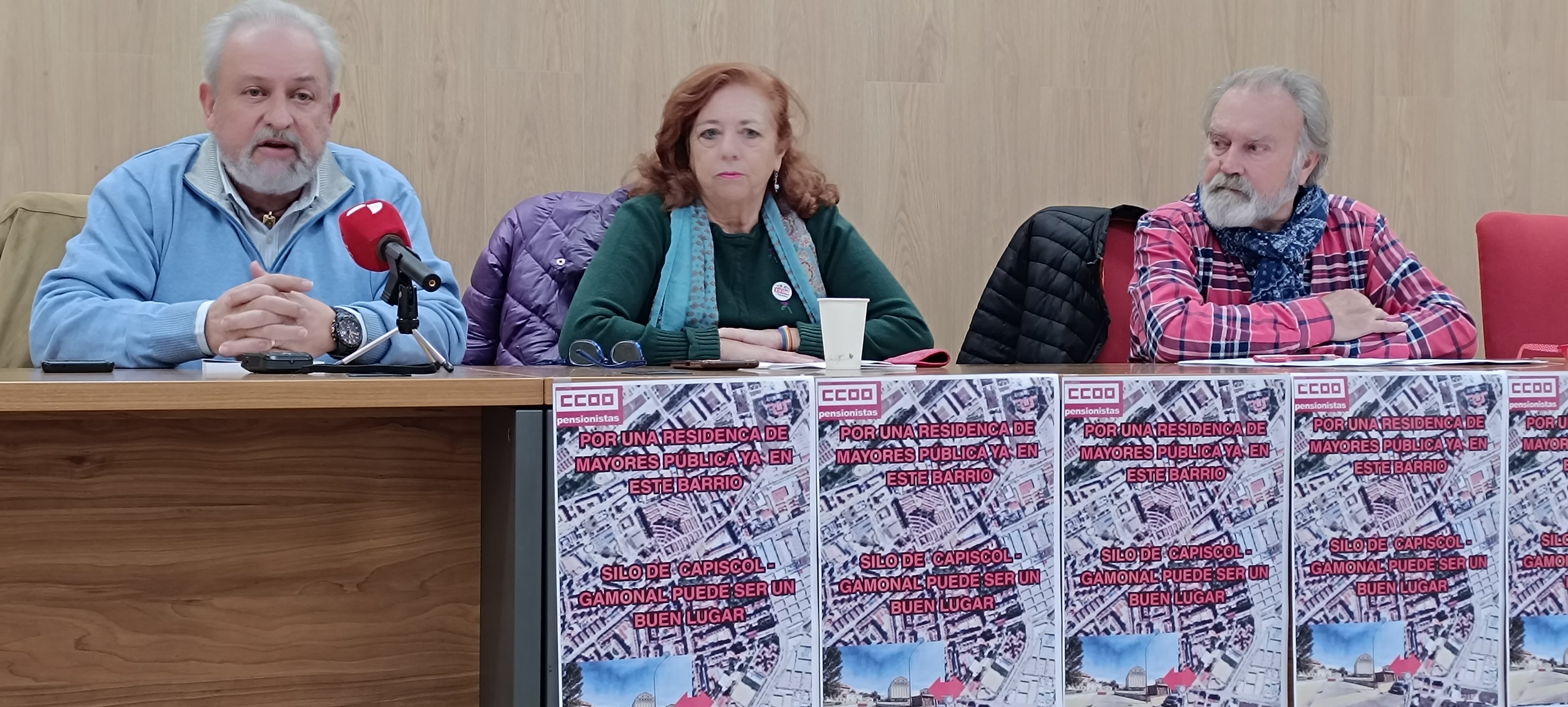 Representantes de la Federación de Pensionistas de Comisiones Obreras a nivel estatal, regional y provincial