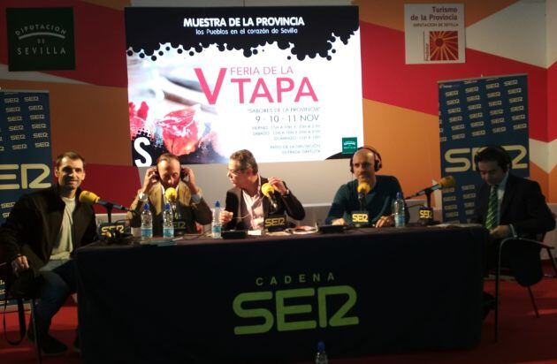 Julio Fernández, Rafael Salado, Salomón Hachuel, Fernando Fabiani y Antonio Luque