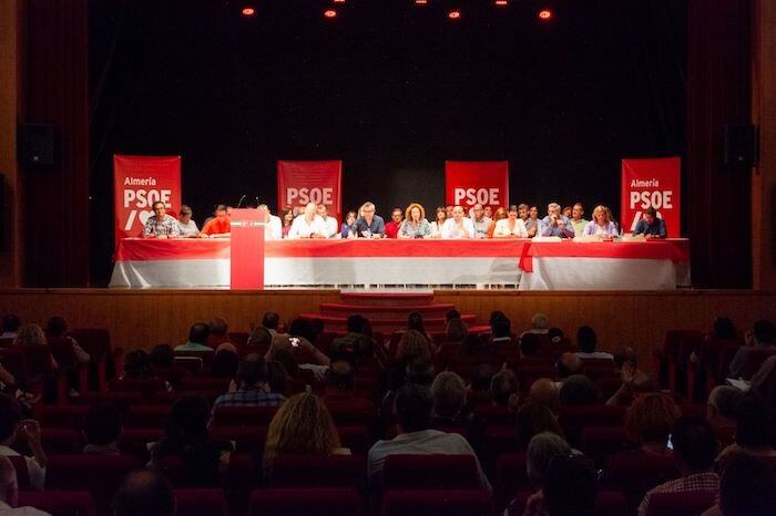 Comité Provincial del PSOE celebrado en Tabernas.