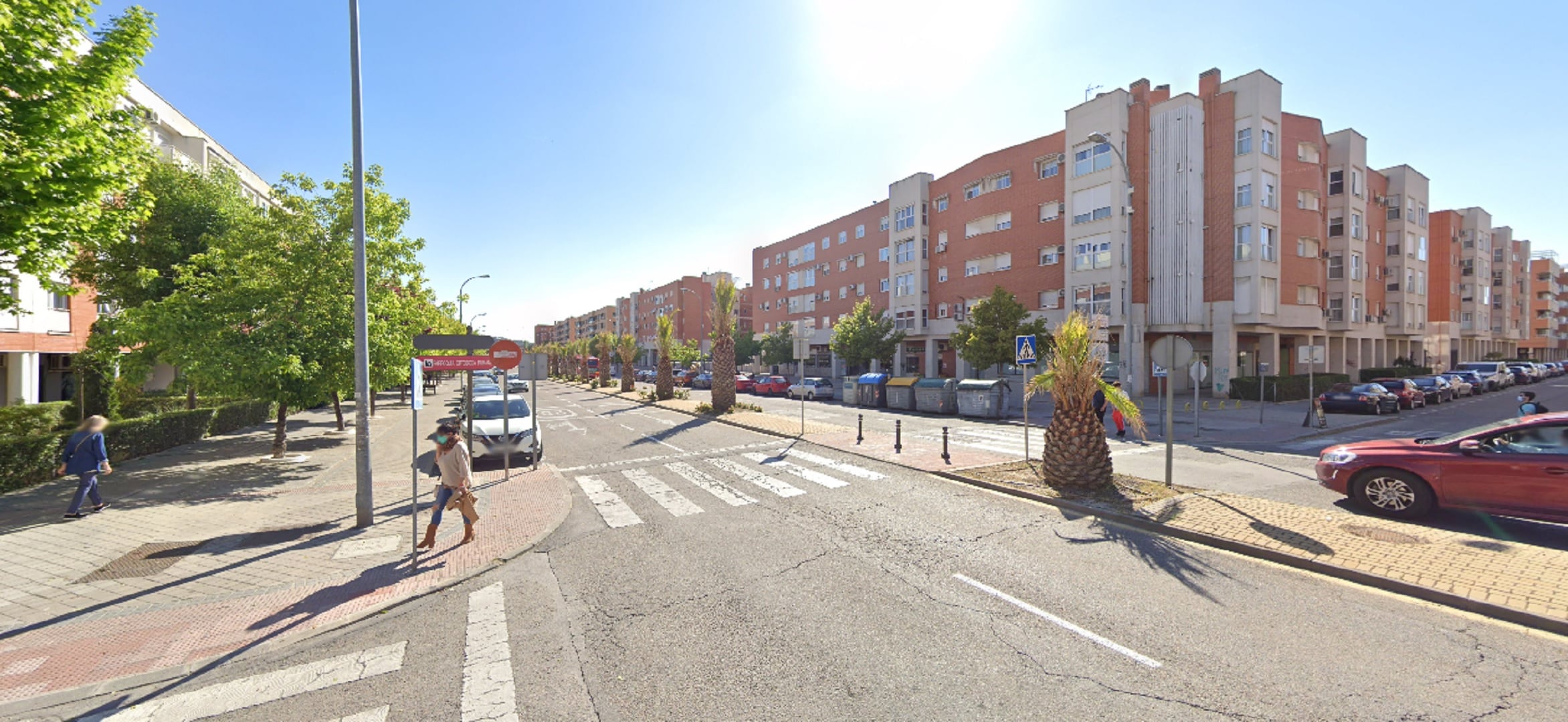 La avenida Mar Mediterráneo en Valdemoro