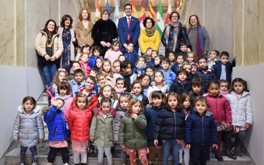 Niños y niñas de educación infantil del Colegio Santo Tomás de Villanueva de Ciudad Real