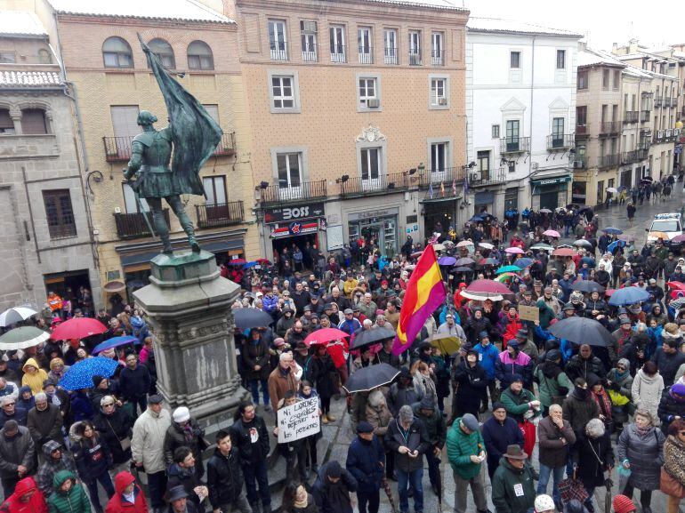Los segovianos se manifiestan por unas pensiones dignas 