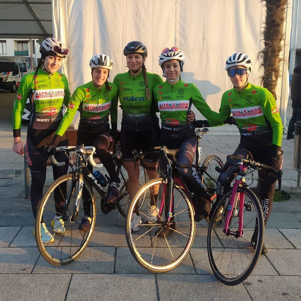 Por primera vez un equipo femenino del CC Oscense participaba en la Copa de España