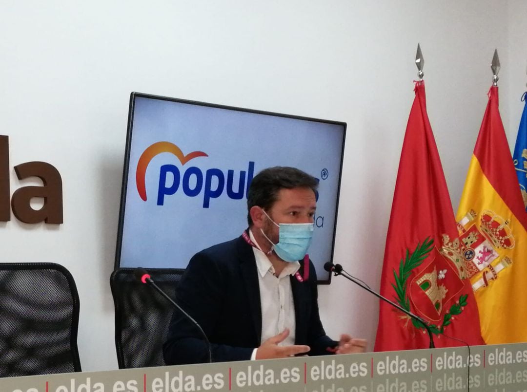 Fran Muñoz, edil portavoz del PP en Elda 