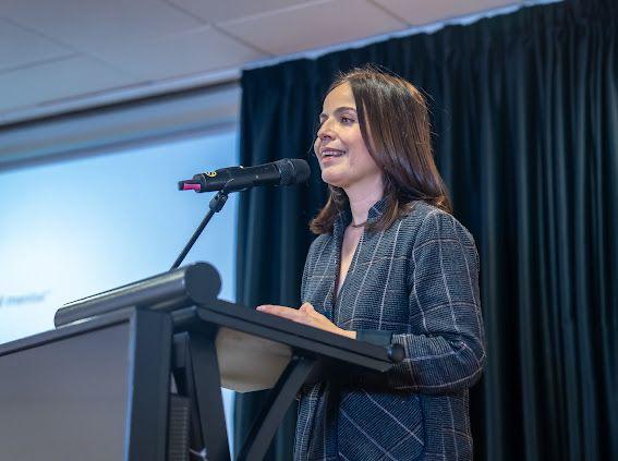 Lourdes Santana en un encuentro SER Canarias en la isla bonita