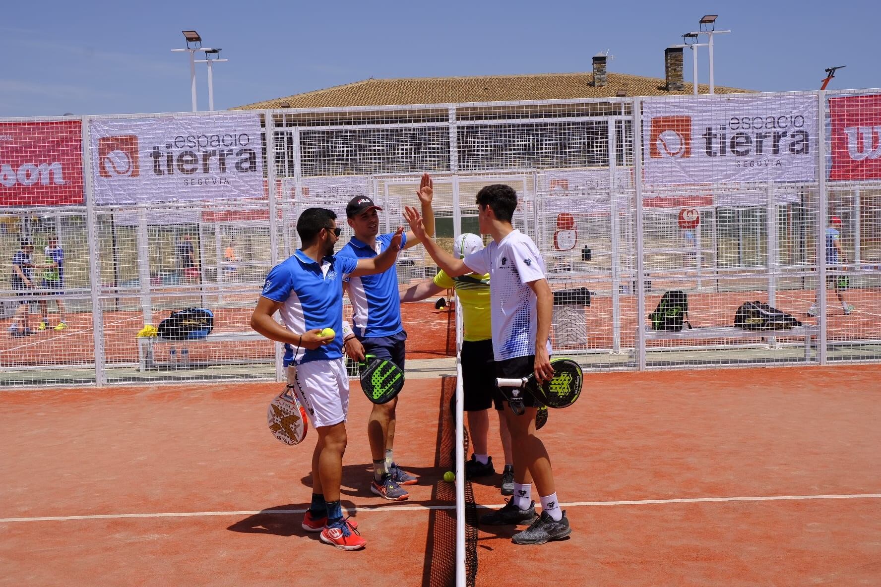 Imagen de un partido de 2021 del Pádel Fetival Caja Rural