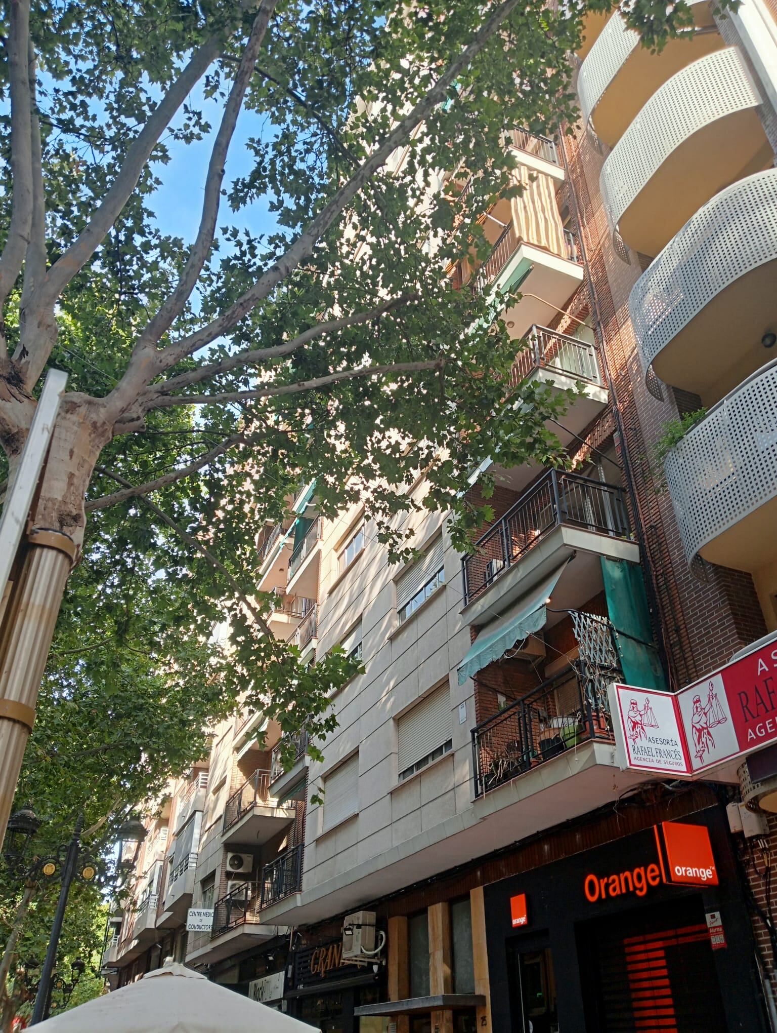 Edificio donde se han producido los hechos en Xàtiva