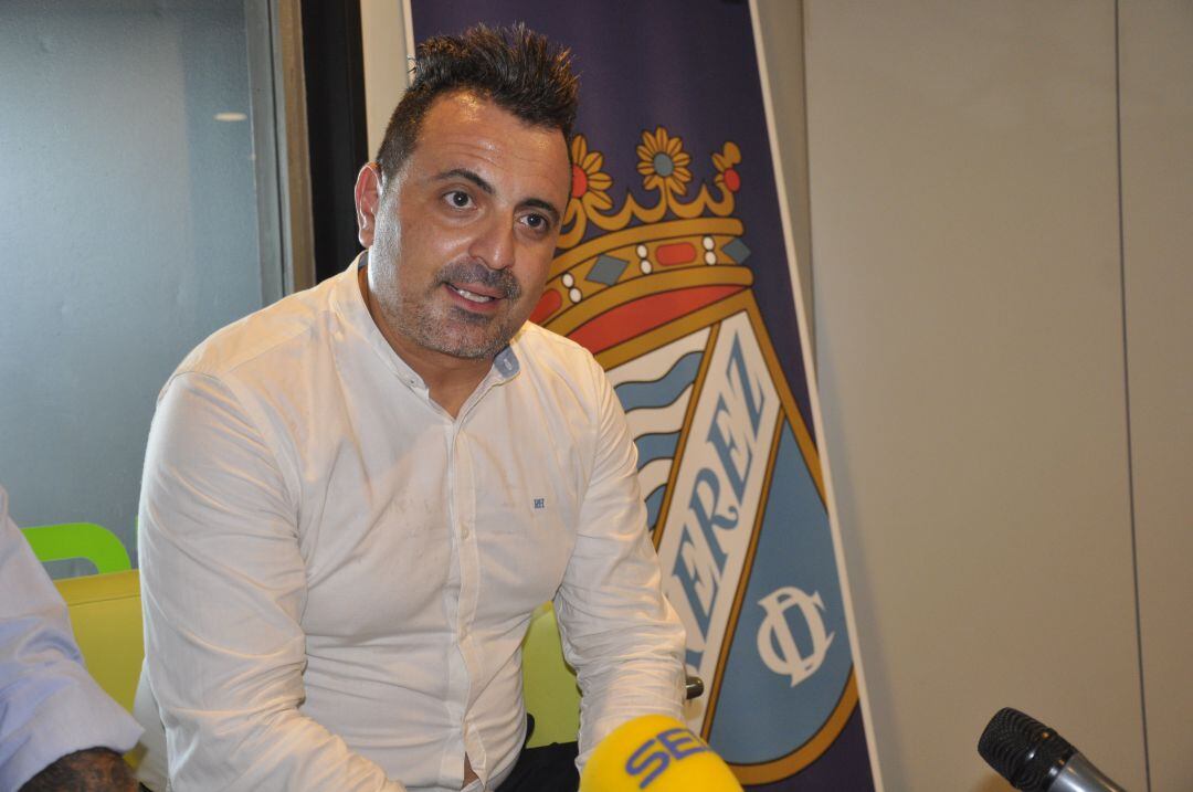 Joaquín Poveda el día de su presentación