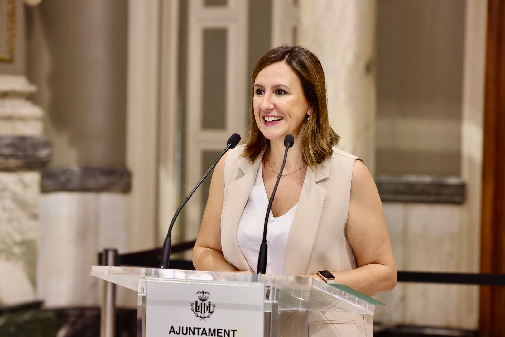 La alcaldesa de València, María José Catalá, en una imagen de archivo.